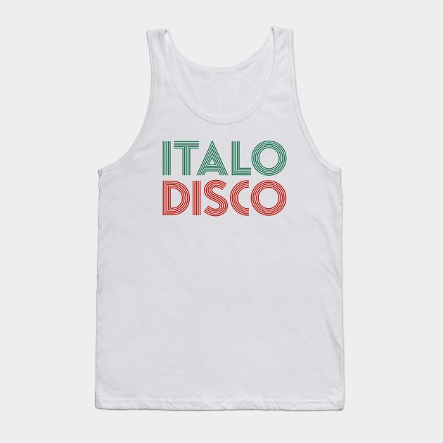 ITALO DISCO - Electronic music from the 90s Tank Top by BACK TO THE 90´S